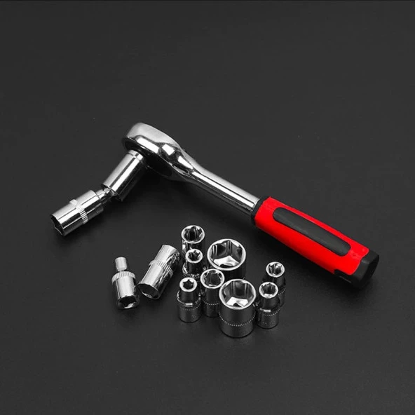 Rowermax Profesyonel 1/2 ve 1/4 Cırcırlı Lokma Anahtar Takımı Bits Uç Seti 108 Parça - 7