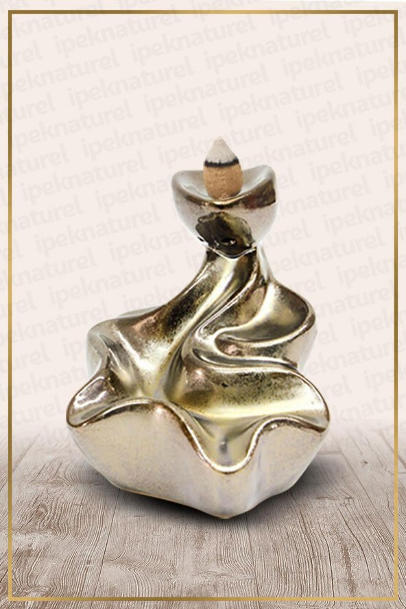 Geri Akışlı Şelale Temalı Bronz Tütsülük No:1