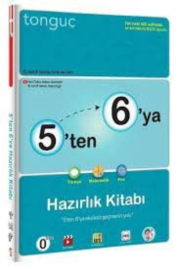 5`ten 6`ya Hazırlık Kitabı Tonguç Akademi 2023 basım