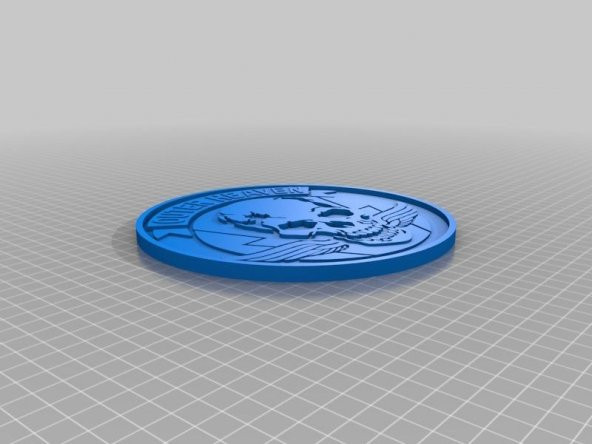 Metal Dişli Katı Logo - Dış Cennet - Hi-Res Plastik Aparat