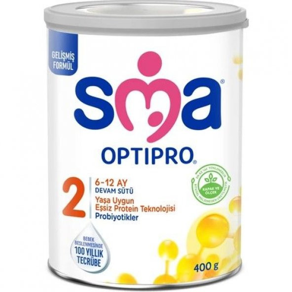 SMA Optipro Probiyotik 2 Bebek Devam Sütü 6-12 Ay 400gr