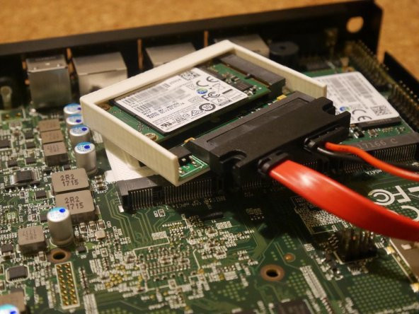 Pc Motorları Apu / Apu2 İçin Sata Adaptörü Muhafazası İçin Msata Plastik Aparat - 1