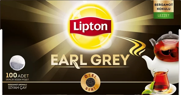 Lipton Earl Grey Demlik Poşet Cay 100lü x 2 Adet - 6