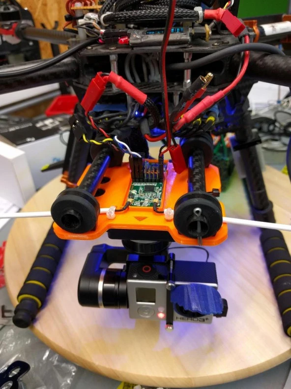 Reiyu Mini 3D Pro Üst Gimbal Plaka Tarot 650 İçin Plastik Aparat