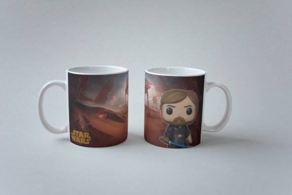Star Wars Temalı Karakter Özel Tasarım Baskılı Kupa Bardak - 2