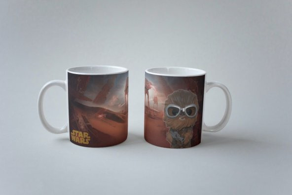 Star Wars Temalı Karakter Özel Tasarım Baskılı Kupa Bardak - 2