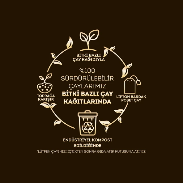 Lipton Earl Grey Bardak Poşet Çay 100lü X 3 Adet - 8