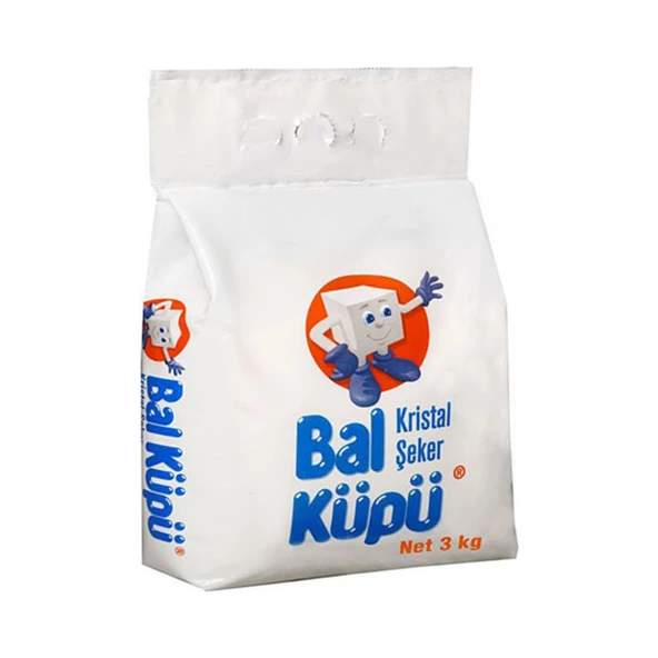 Bal Küpü Balküpü Kristal Toz Şeker 3 Kg 2 Adet