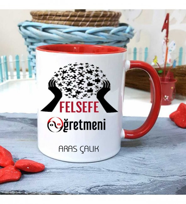 Felsefe Öğretmenine Özel Öğretmenler Günü Hediyesi Kişiye Özel Kupa Bardak