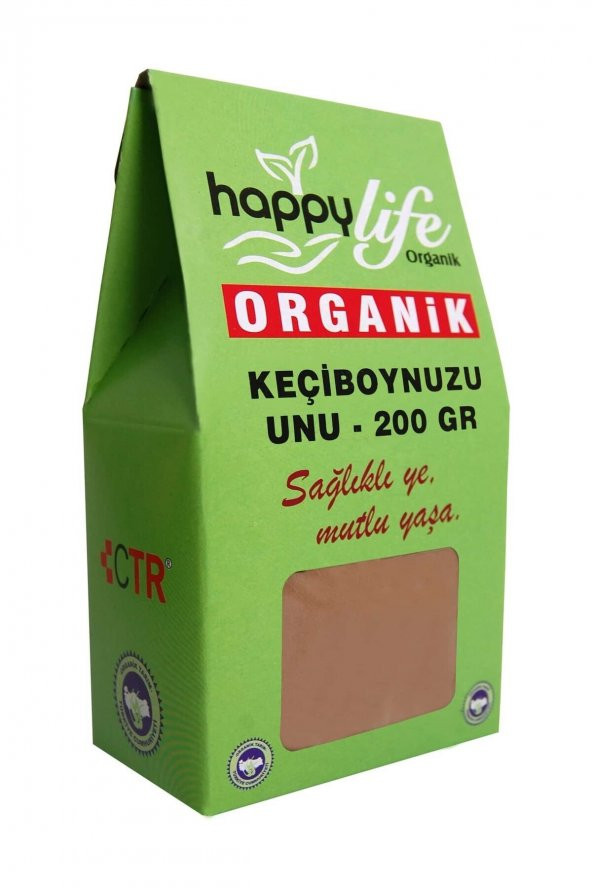 Happyife Organik Keçiboynuzu Unu 200gr