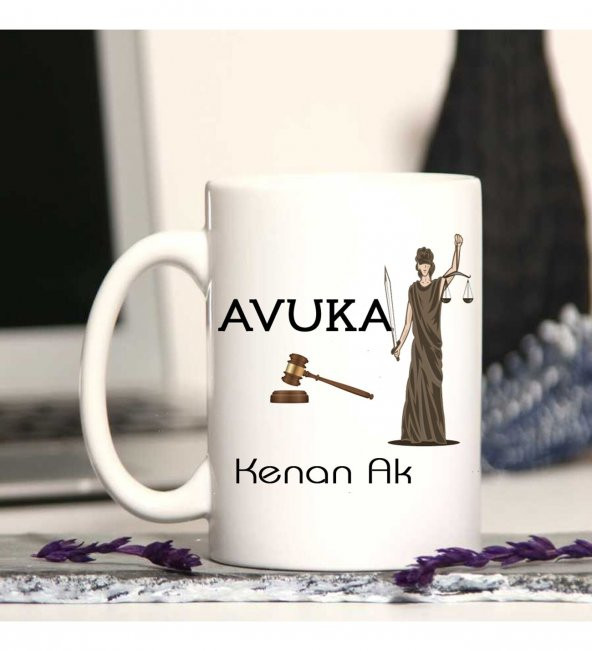 Kişiye Özel Avukat Kupa Bardak - 1