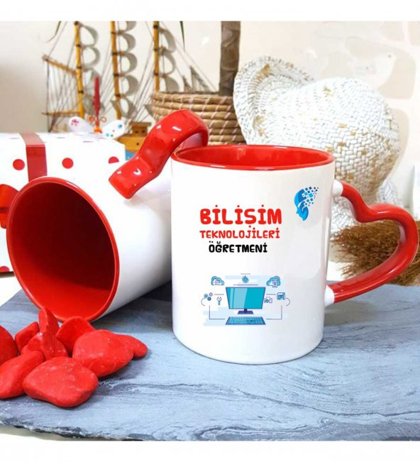 Bilişim Teknolojileri Öğretmenine Özel Öğretmenler Günü Hediyesi Kişiye Özel Kupa Bardak ürün görseli