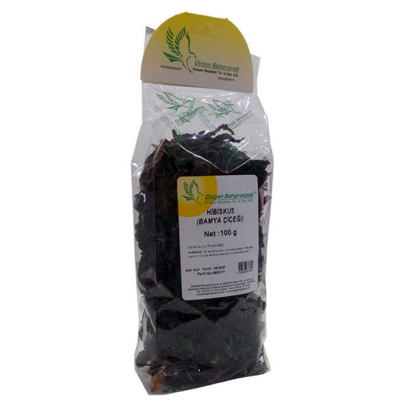 Doğal Hibiskus Bamya Çiçeği 100 Gr Paket - 3
