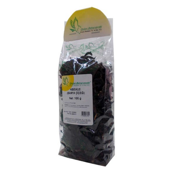 Doğal Hibiskus Bamya Çiçeği 100 Gr Paket - 8