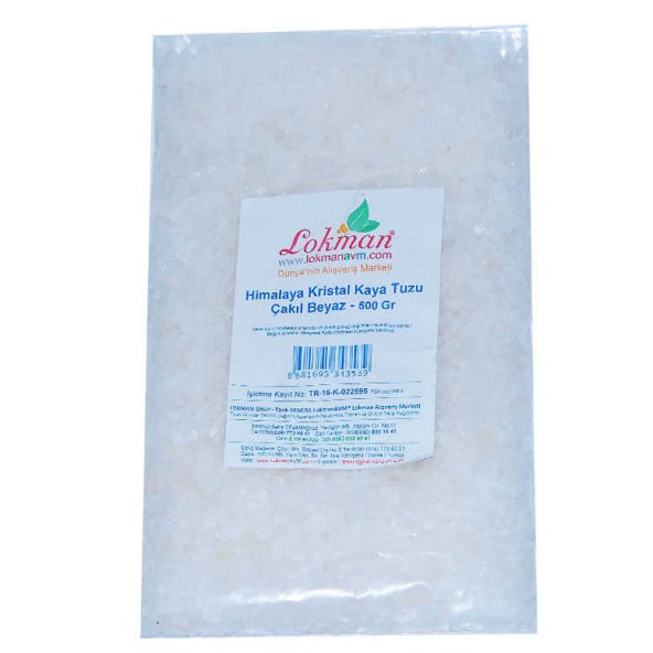 Yemeklik Himalaya Kristal Kaya Tuzu Çakıl Beyaz 500 Gr - 4