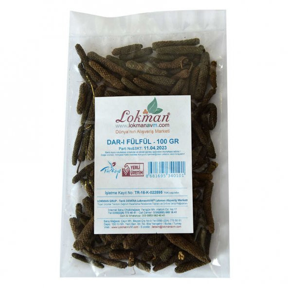 Doğal Darı Fülfül - Uzun Biber 100 Gr Paket - Resim 2