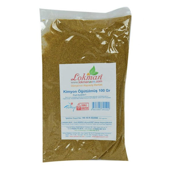 Yemeklik Öğütülmüş Kimyon 100 Gr Paket - 6