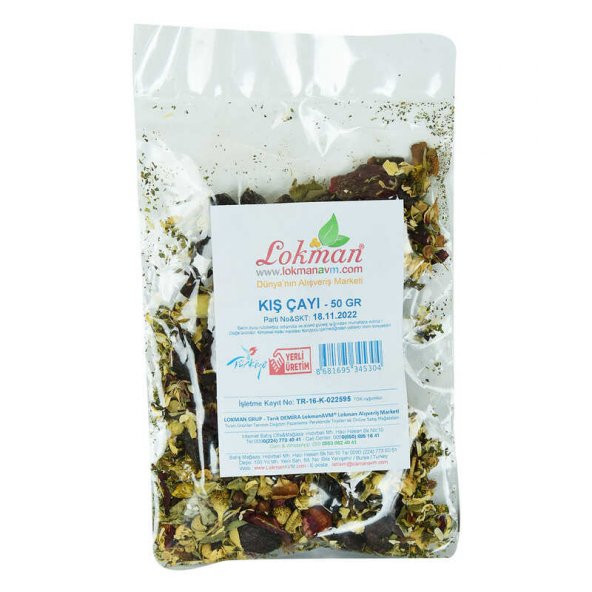 Bitkisel Karışık Osmanlı Çayı Kış Çayı 50 Gr Paket - 6