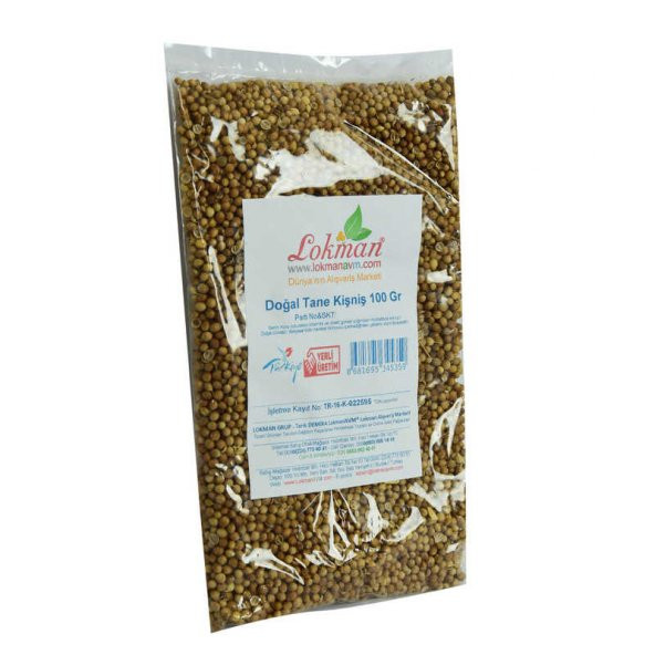 Doğal Tane Kişniş 100 Gr Paket - 4