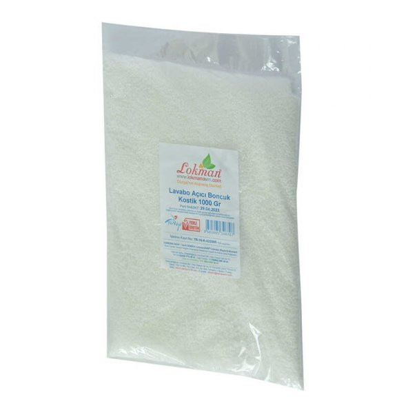 Lavabo Açıcı Boncuk Kostik 1000 Gr Paket - 6
