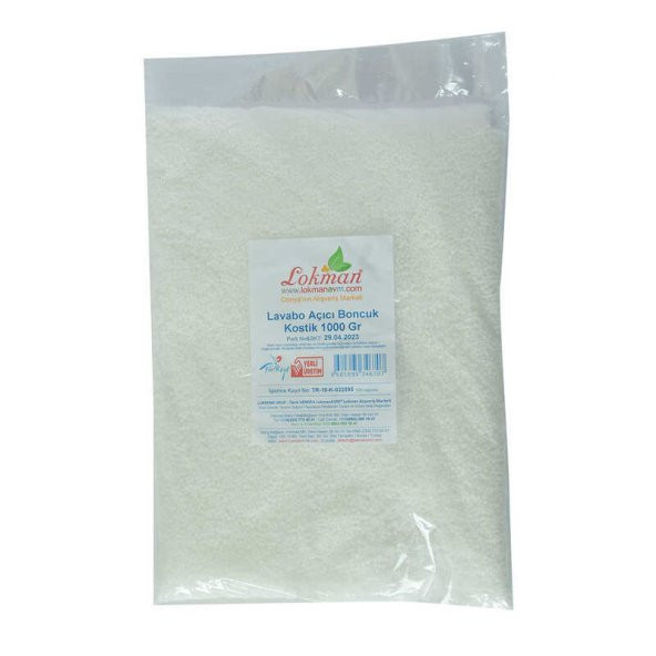 Lavabo Açıcı Boncuk Kostik 1000 Gr Paket - 7