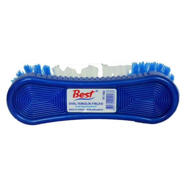 Oval Temizlik Fırçası Plastik Halı Fırça Karışık Renk 17 Cm - 4