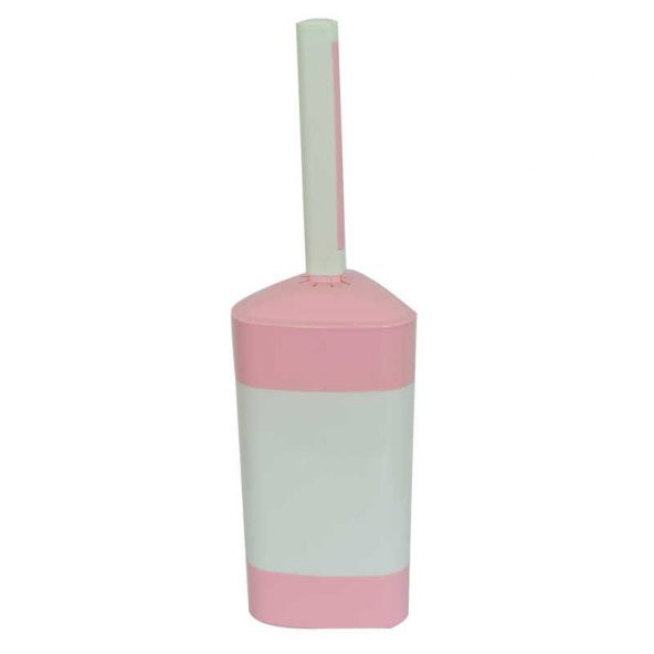 Plastik Elegant Muhafazalı Tuvalet Klozet Fırça Takımı Karışık Renk ZP-150 - 2