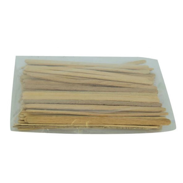 Ahşap Tahta Çay Kahve Karıştırıcı 100 Adet Paket - 2