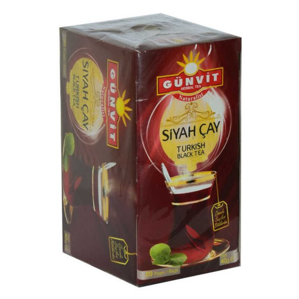 Siyah Çay 2 Gr X 20 Süzen Poşet 40 Gr - 4