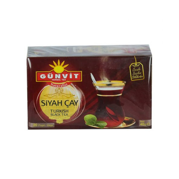 Siyah Çay 2 Gr X 20 Süzen Poşet 40 Gr - 5