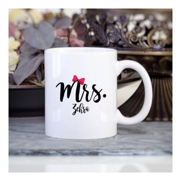 Kişiye Özel İsimli Mrs. Kupa Bardak ürün görseli