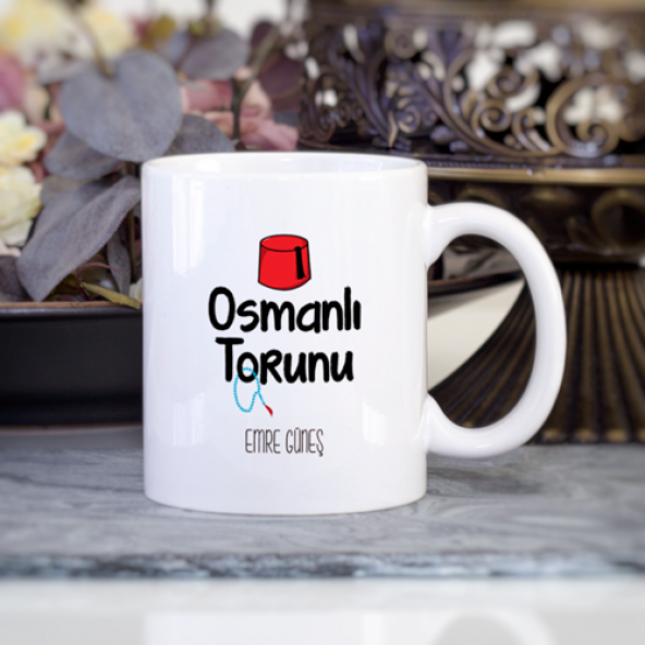 Kişiye Özel Osmanlı Torunu Kupa Bardak - 1