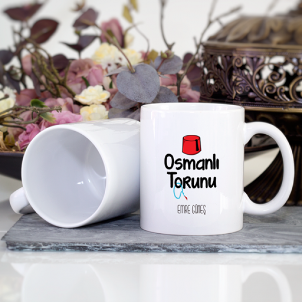 Kişiye Özel Osmanlı Torunu Kupa Bardak - 2