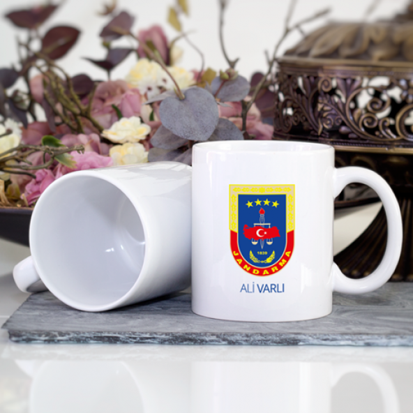 Kişiye Özel Jandarma Kupa Bardak - 2