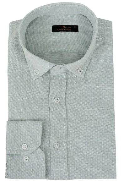 Erkek Silim Fit Petek Dokulu Gömlek BGL-ST02769 ürün görseli