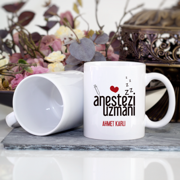 Kişiye Özel Anestezi Uzmanı Kupa Bardak - 2