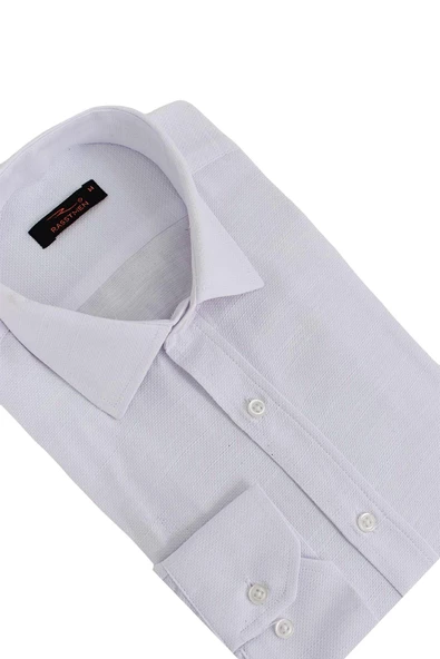 Erkek Silim Fit Petek Dokulu Gömlek BGL-ST02769 - Resim 11