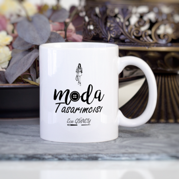 Kişiye Özel Moda Tasarımcısı Kupa Bardak - (Bayan)