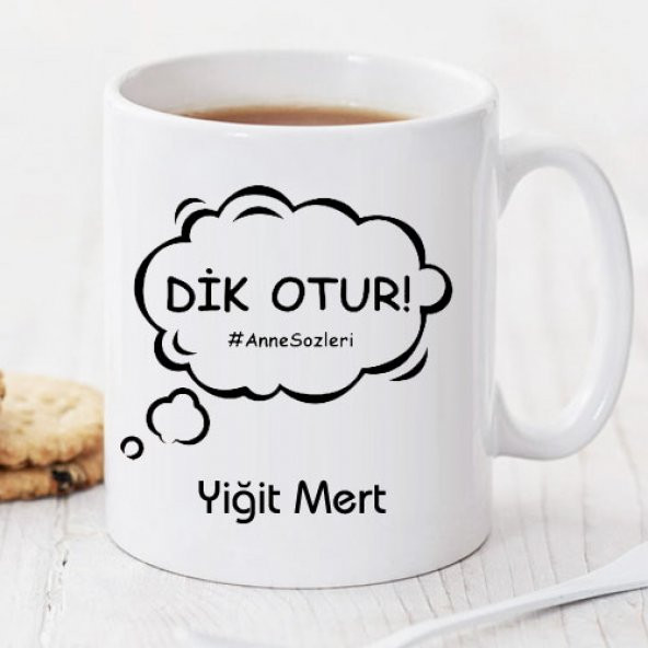 Dik Otur Kişiye Özel Kupa Pi101