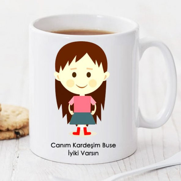 Canım Kardeşim Kişiye Özel Kupa Pi107 - 1