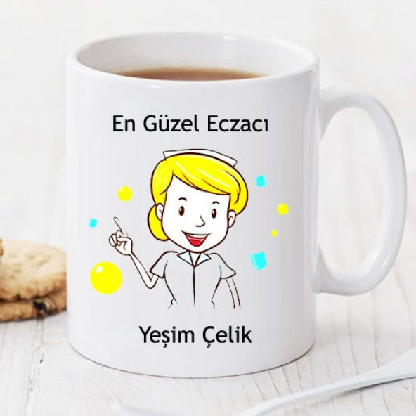 En Güzel Eczacı Kişiye Özel Kupa Pi84