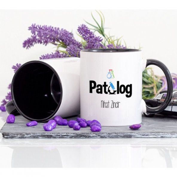 Kişiye Özel Patolog Kupa Bardak - Lacivert - Resim 2