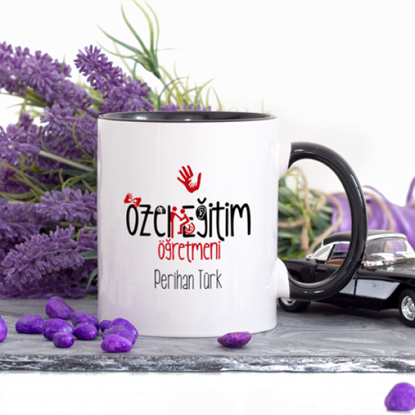 Kişiye Özel Özel Eğitim Öğretmeni Kupa Bardak - Lacivert ürün görseli