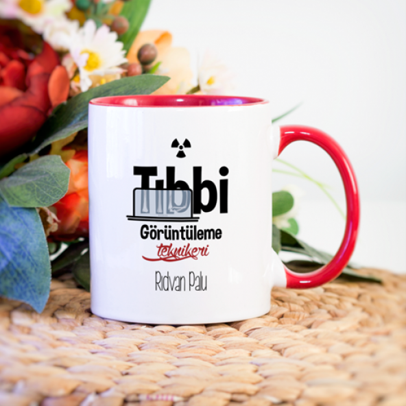 Kişiye Özel Tıbbi Görüntüleme Teknikeri Kupa Bardak - Kırmızı