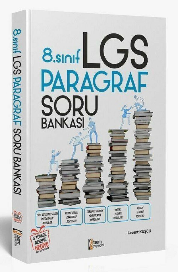 8. Sınıf LGS Paragraf Soru Bankası İsem Yayınları