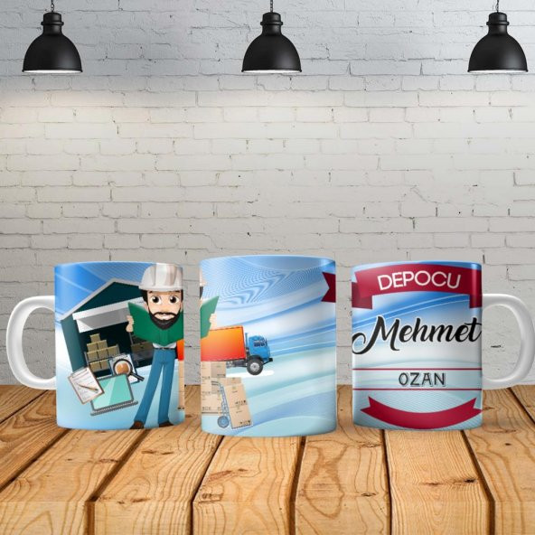 Depocu Kişiye Özel Baskılı Yeni Tasarım Kupa Bardak Özel Kutusunda ürün görseli