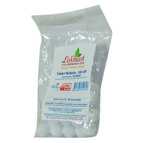 Naftalin Bilya Tablet 100 Gr Paket - 3