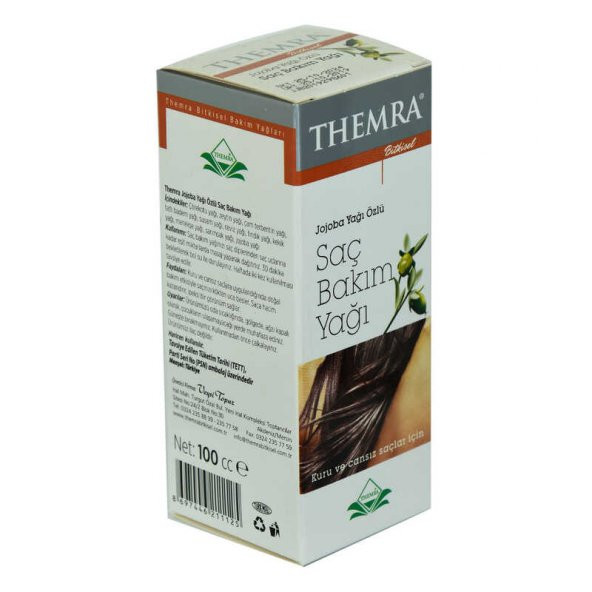 Bitkisel Jojoba Yağı Özlü Kuru ve Cansız Saçlara Bakım Yağı 100 cc - 4