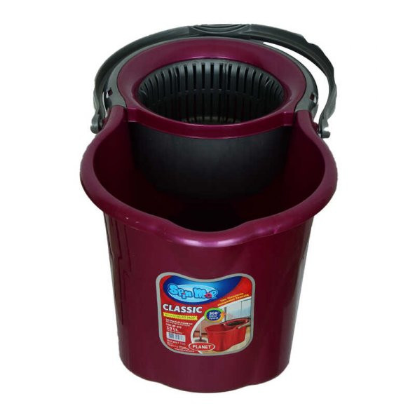 Spin Mop Temizlik Seti 360 Derece Döner Başlıklı Kova+Mop+Paspas+Sap Karışık Renk - 2