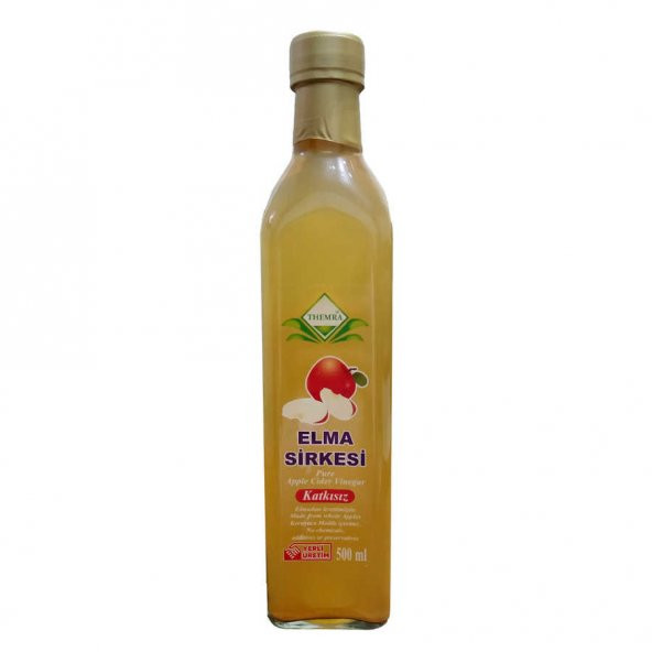 Elma Sirkesi Cam Şişe 500 ML - 4